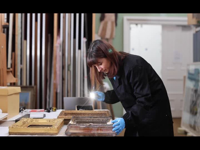 Crawford Art Gallery: Conservator Chiara Chille