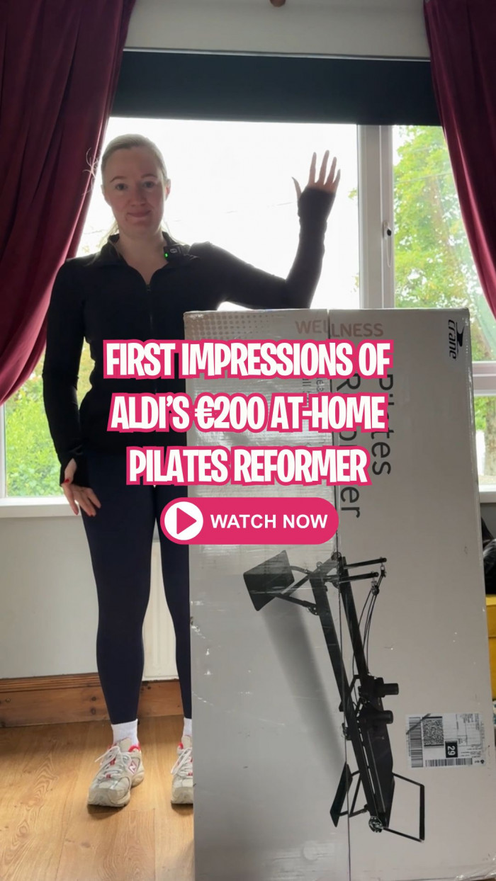 Tried and tested: I used Aldi's €200 Pilates reformer at home